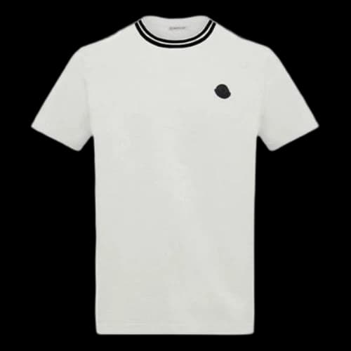 Moncler Plain Knit Round Neck For Men White