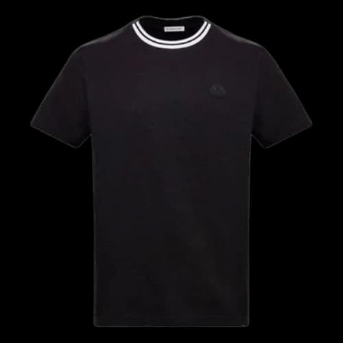 Moncler Flat Knitted Crewneck For Men Black