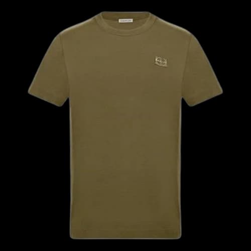 Moncler Solid Color Crewneck For Men Green