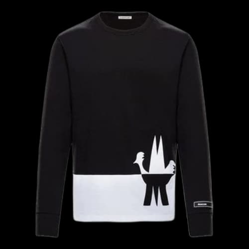 Moncler Long Sleeve Crewneck For Men Black