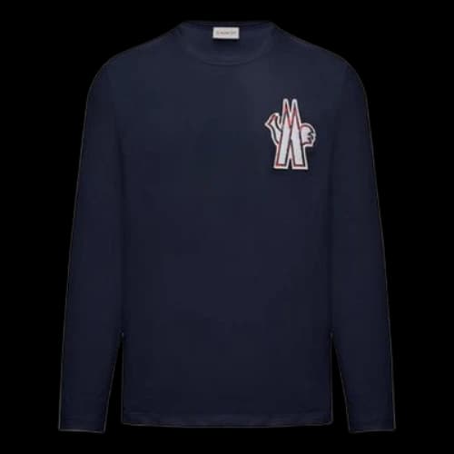 Moncler Long Sleeves Round Neck Blue