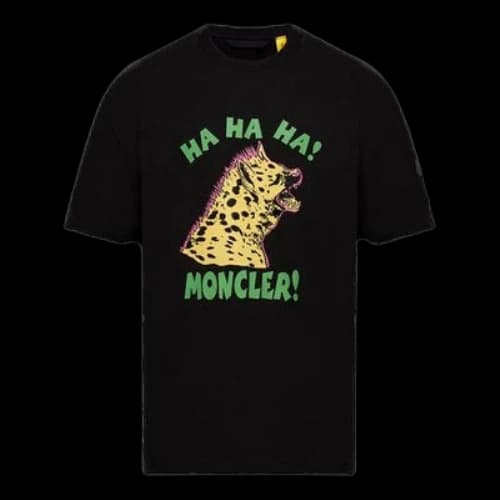 Moncler animal Avatar Short Sleeve Black