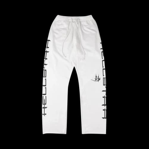 Hellstar Gothic Sweatpants 'White'