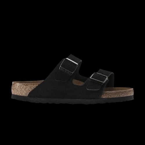 Birkenstock Arizona Soft Footbed Suede 'Black'