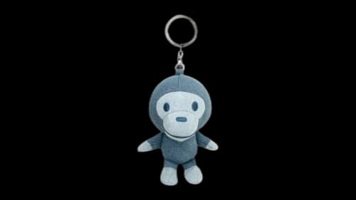 BAPE Baby Milo Plush Keychain Navy