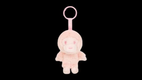 BAPE Baby Milo Plush Keychain (SS26) Pale Pink
