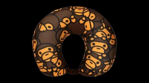 BAPE Baby Milo All Baby Milo Travel Pillow Brown