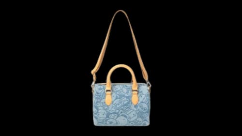BAPE Baby Milo PU Crossbody Bag Denim