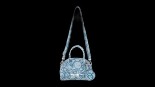 BAPE Baby Milo & Friends Crossbody Bag Denim
