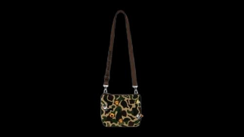 BAPE Baby Milo Camo Crossbody Bag Army Green