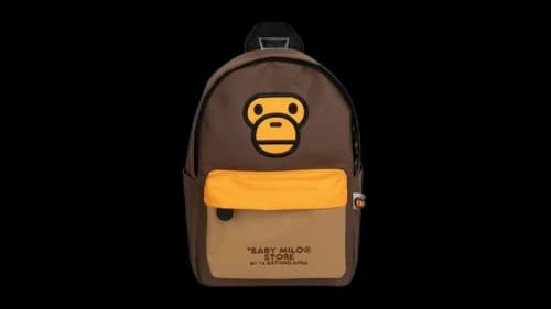 BAPE Baby Milo Hard Mini Backpack Brown