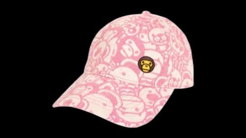 BAPE Baby Milo & Friends Cap Pale Pink