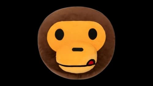BAPE Baby Milo Hand Warmer Cusion Brown