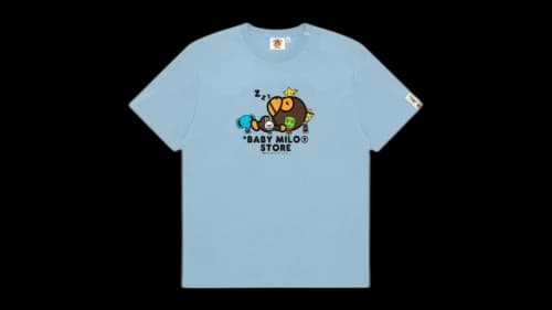 BAPE Women's Baby Milo Graphic Print III Tee (SS25) Light Blue