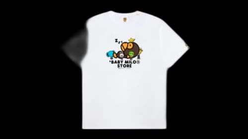 BAPE Women's Baby Milo Graphic Print III Tee (SS25) White