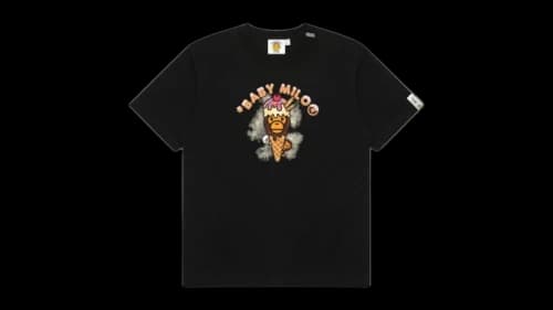 BAPE Women's Baby Milo Ice Cream Tee Black