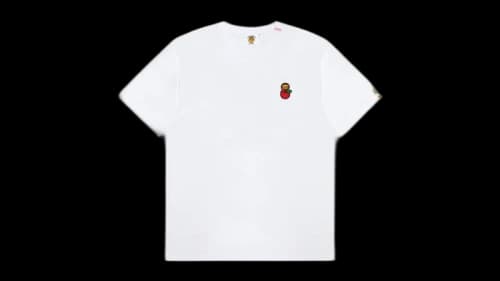 BAPE Women's Baby Milo Apple Tee White