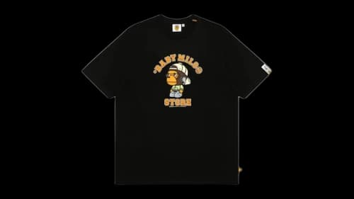 BAPE Women's Baby Milo Graphic Print I Tee (SS25) Black