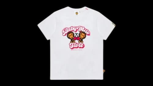BAPE Baby Milo Slim Fit T-shirt White