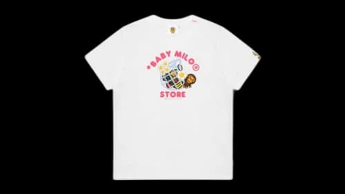 BAPE Baby Milo Fruit Graphic Tee White