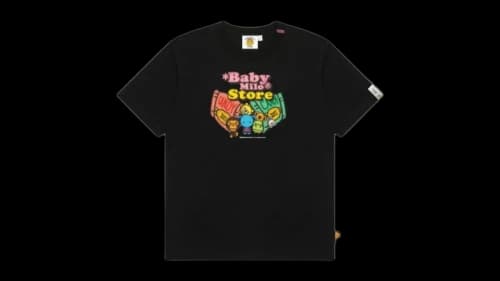 BAPE Baby Milo Regular Fit Tee Black