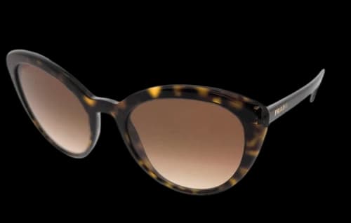 Prada Cat Eye Sunglasses Tortoise/Brown (0PR 02WS 07C0D1)