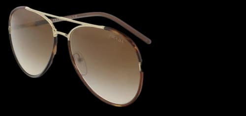 Prada Aviator Sunglasses Havana/Brown (0PR 66XS 2AU6S157)