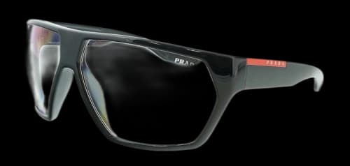 Prada Linea Rossa Square Sunglasses Black (0PS 08US 1AB09H Active)