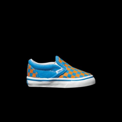 Vans Classic Slip-on Checkerboard Toddler 'Orange'