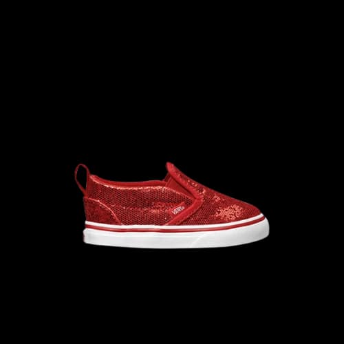 Vans Slip-on Toddler 'Glitter Red'