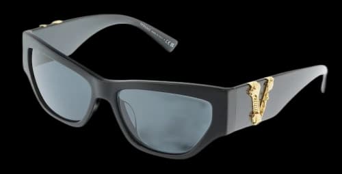 Versace Cateye Sunglasses Black (0VE4383F)