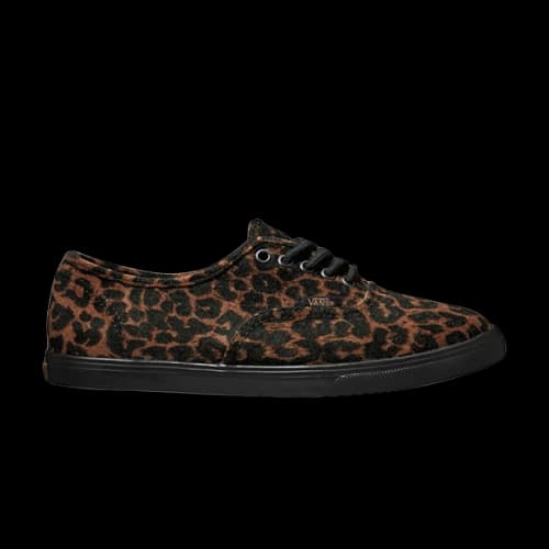 Vans Authentic Lo Pro (Suede) Leopard Black