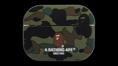 BAPE 1ST CAMO AIRPODS PRO Camouflage Earphone Case Emerald Green