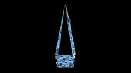 BAPE ABC Camo Mini Shoulder Bag Blue