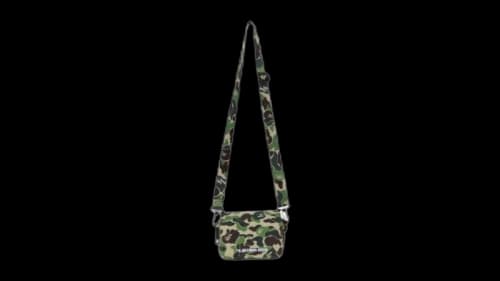BAPE ABC Camo Mini Shoulder Bag Army Green