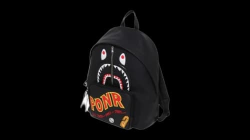 BAPE 2nd Shark Day Pack Black