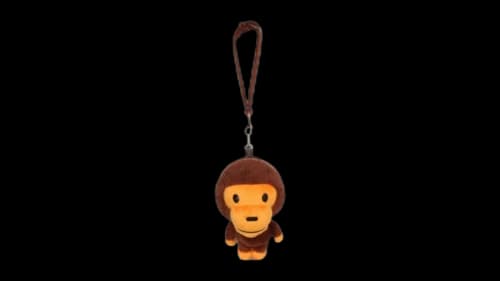 BAPE Baby Milo Plush Doll 2way Shoulder Bag Brown