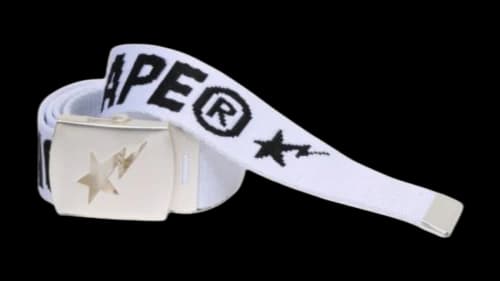 BAPE Logo Gi Belt White