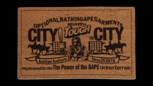 BAPE Paper Patch Design Doormat Coffee
