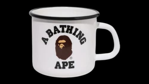 BAPE Enamel Ceramic Mug White