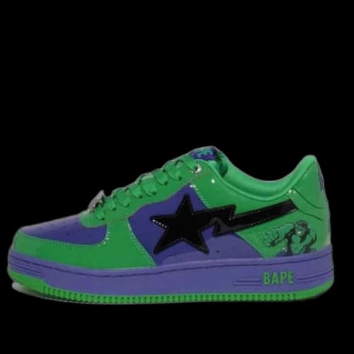 A BATHING APE x Marvel Comics Bape Sta Low 'Hulk'
