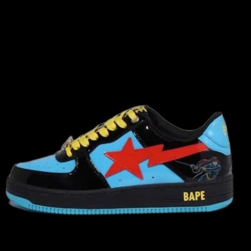 A BATHING APE x Marvel Comics Bape Sta Low 'Black Blue'