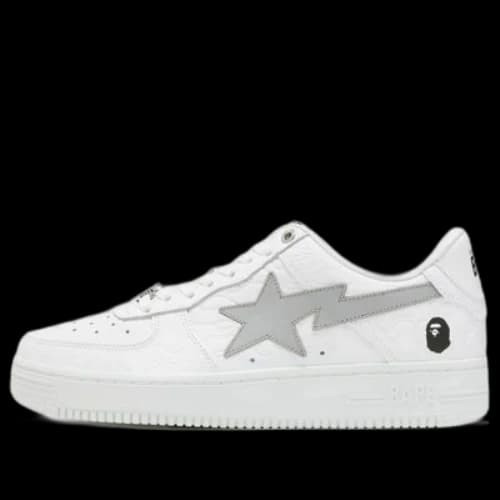 A Bathing Ape Bape Sta #3 'White Silver' (Women's)