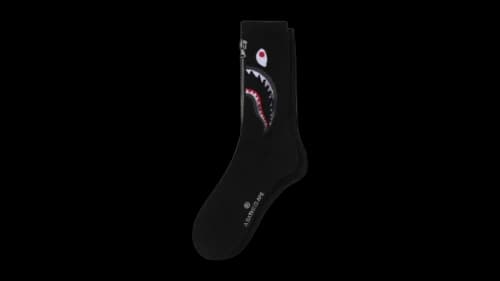 BAPE Shark Jacquard Socks Black