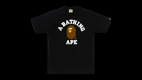 BAPE Essential College T-shirt (FW26) Black