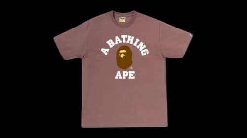 BAPE Essential College T-shirt (FW26) Brownie