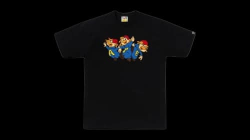 BAPE Chimpy Trio T-shirt Black