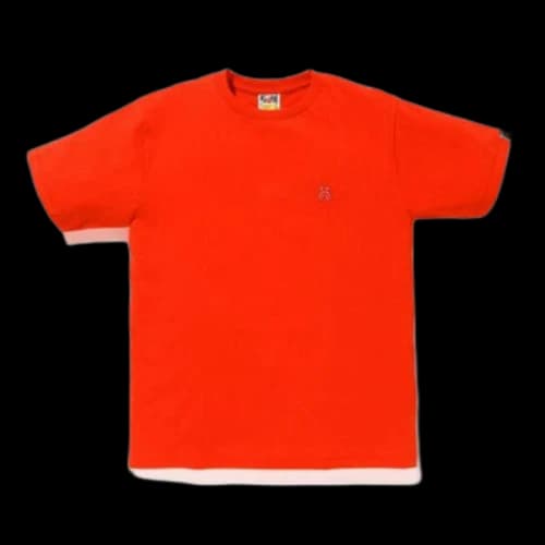 BAPE A Bathing Ape Shark One Point Tee 'Red'