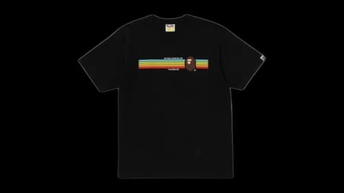 BAPE Ape Head Rainbow T-shirt Black
