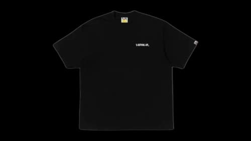 BAPE Shark Seijin a Bathing Ape Logo T-shirt Black